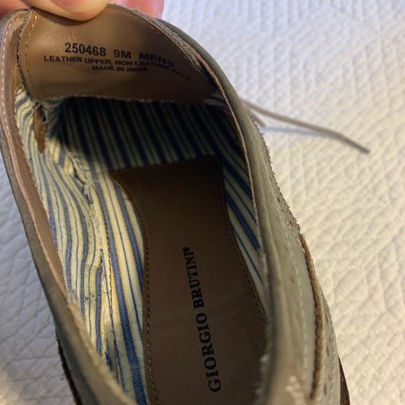 Wingtip brogue Oxford dress shoes - Picture 4 of 6